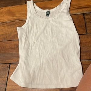 (3for$15)Wild fable white tank top